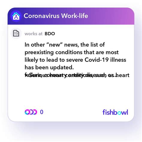 People who don't exercise have higher. In other "new" news, the list of preexisting conditions ...