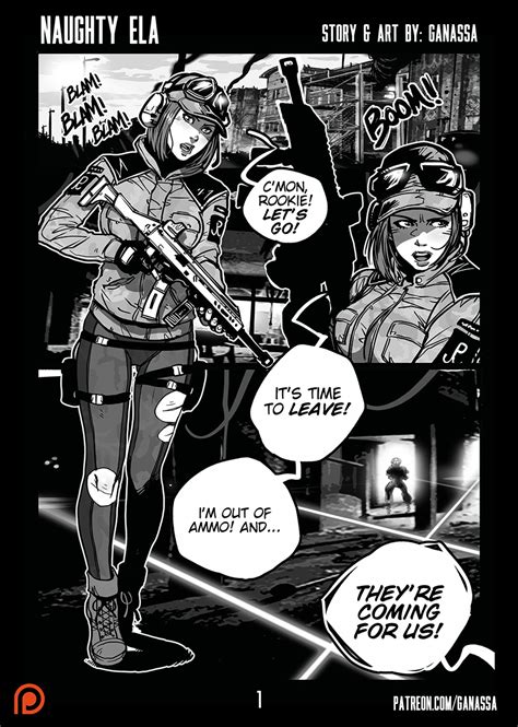 Naughty Ela Page 1 H Comics Patreon Public Post By