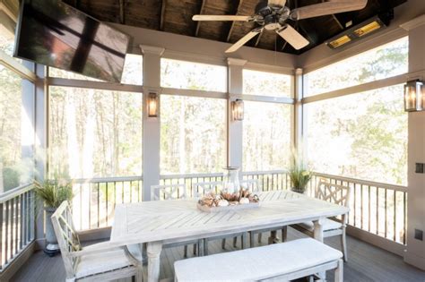 Brentwood Tn Screened Porch And Deck Design By The Porch Company In