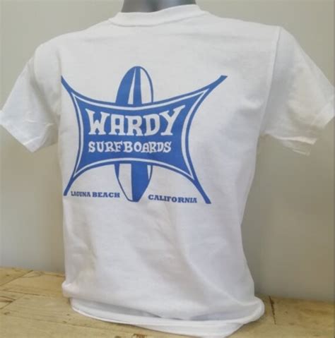 Wardy Surfboards T Shirt Blanc Tailles Smlxl2xl 433r Etsy France