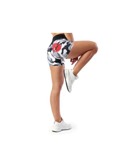 ⇒ Camouflage Women Sport Shorts Ezabel Fitness Dance Yoga