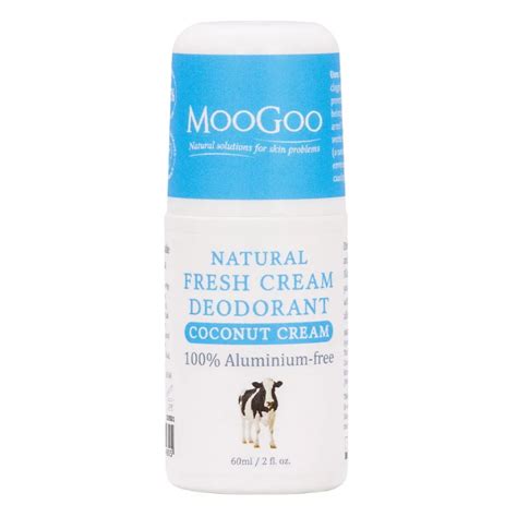Moogoo Fresh Cream Deodorant Coconut Cream 60ml Choice Pharmacy