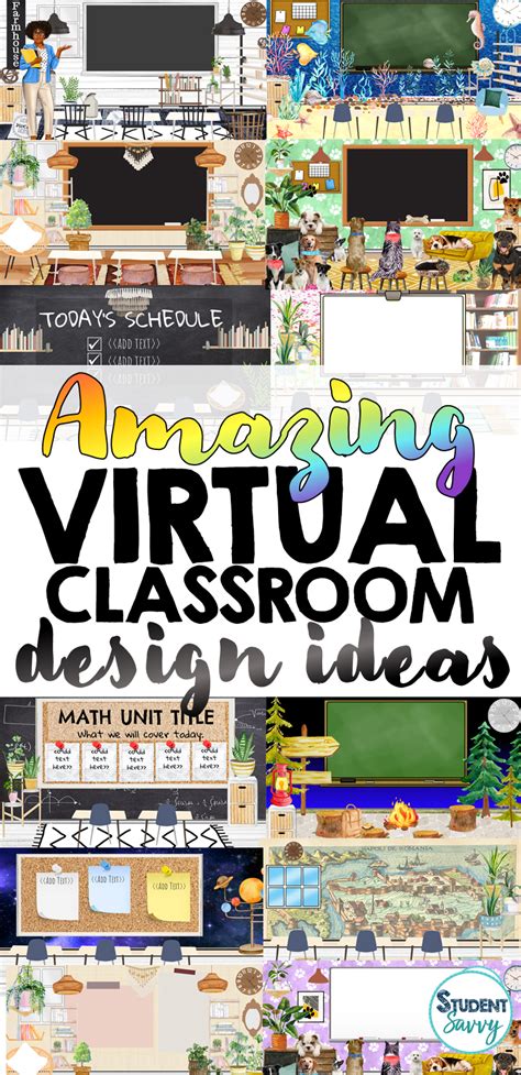 AMAZING Virtual Classroom Ideas and Designs - Student Savvy in 2020 | Virtual classrooms, Life ...