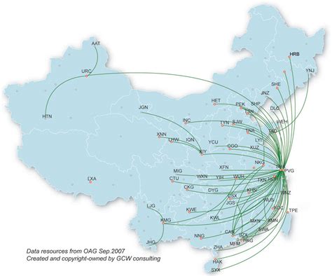 Shanghai Airlines Route Map Domestic Routes 30057 Hot Sex Picture