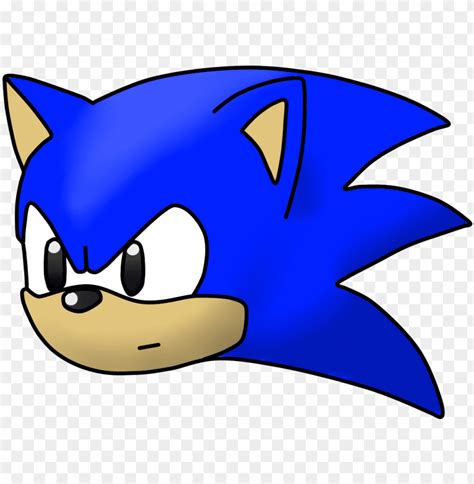 Sonic The Hedgehog Face Svg