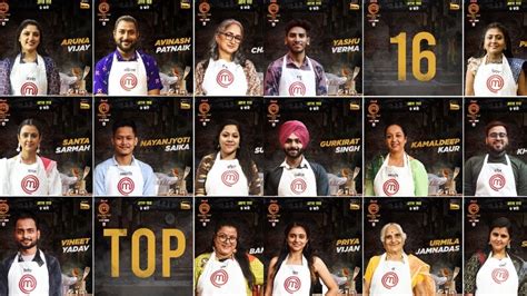 Masterchef India The Show Gets Top 16 Featuring Contestants From