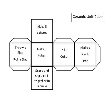 9 Paper Cube Templates Free Sample Example Format Download