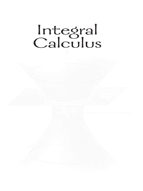 Check spelling or type a new query. (PDF) Integral Calculus