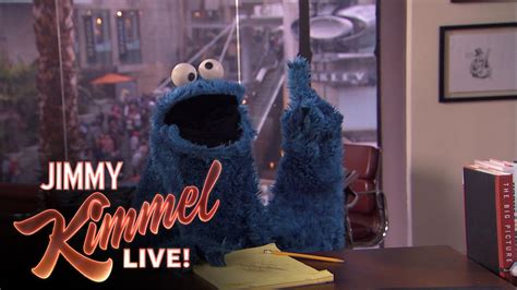 Cookie Monster Writes Jokes For Jimmy Kimmel Youtube