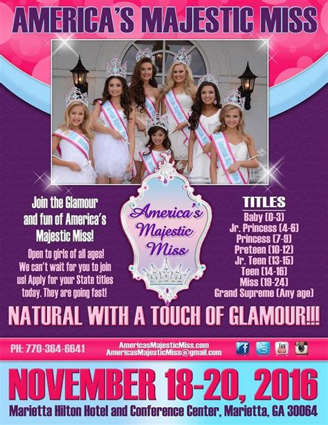 Americas Majestic Miss National Scholarship Pageants America