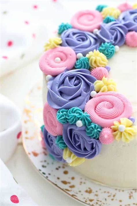 Simple Cake Decorating Ideas Flowers Shelly Lighting