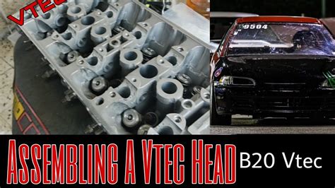 Honda B16 Head Assembling Tutorial Vtec B20vtec Part 2 Youtube