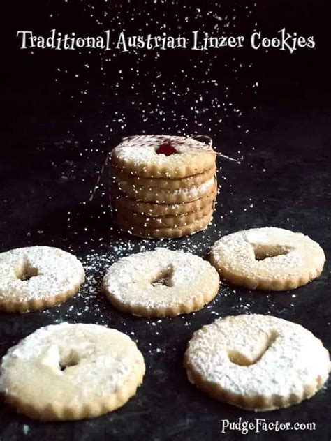 Recipe for a delicious hot punch just like the ones served at austrian punch stalls in winter. Traditional Austrian Linzer Cookies - The Pudge Factor