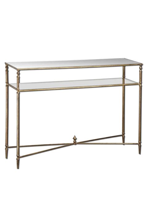 Uttermost emryn industrial console table 25404. Uttermost 'Henzler' Mirrored Console Table | Nordstrom ...