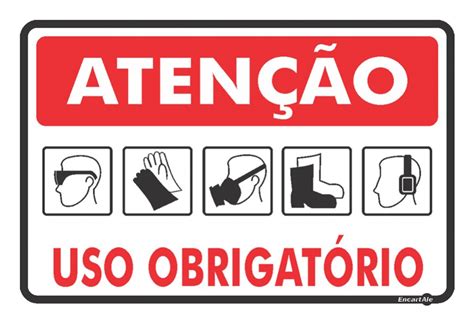 Placas Para Sinalização Americana Epi Sua Segurança é Nossa Prioridade