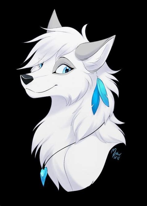 Cute Wolf Drawings Fantasy Wolf Anime Wolf Drawing