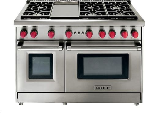 Double oven kitchen stove with griddle kitchen renovation large oven. Wolf GR486G - 48" Gas Range - 6 Burners w/Griddle