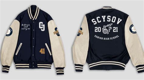 Custom Desain Varsity Dan Coach Jacket