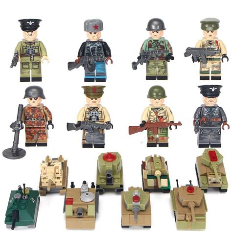 Ww2 German Vs Soviet Army Tank Battle Of Kursk Toy Compatible Lego