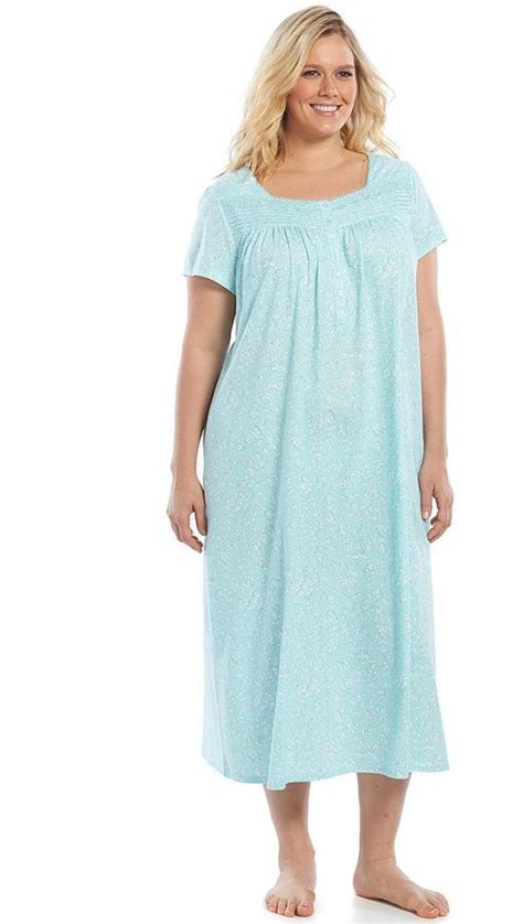 Croft And Barrow Plus Size Pajamas Pintuck Knit Nightgown Shopstyle Clothes And Shoes Night
