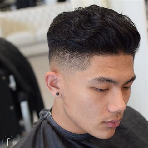 Many men naturally have smaller, tighter curls. Picture Of simple mid fade for curly hair