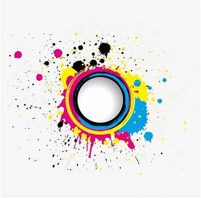 Camera Splash Lens Cmyk Colorful Clipart Abstract