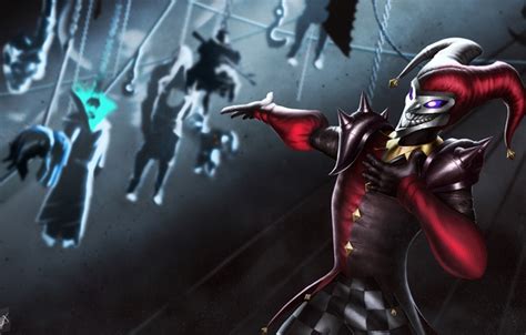 Joker la vie ne ment past mp3 & mp4. Wallpaper Joker, clown, League of Legends, shaco, jester ...