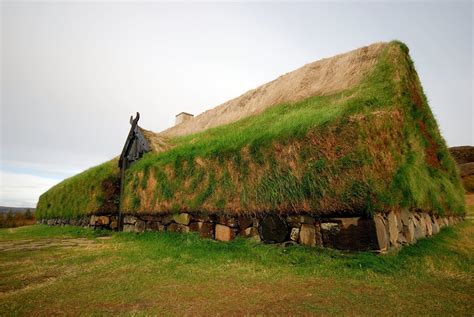 Reconstruction Of A Viking Longhouse In Iceland Scandinavian