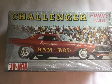 Vintage Johan Challenger Funny Car Model Kit Scale My XXX Hot Girl