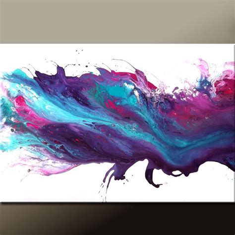 Purple Canvas Abstract Abstract Canvas Art Painting
