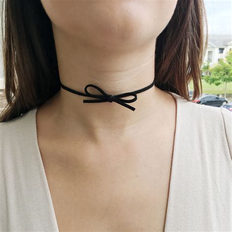 Our Bow Chokers Are The Absolute Cutest The Back Has An Extender Chain