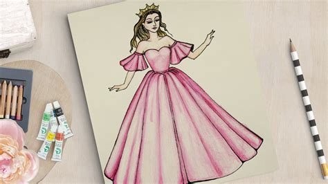 How To Draw A Pretty Dress Images And Photos Finder