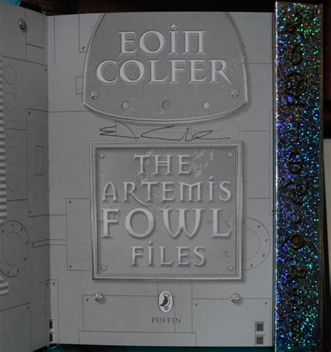 The Artemis Fowl Files By COLFER Eoin As New Hardcover 2004 1st
