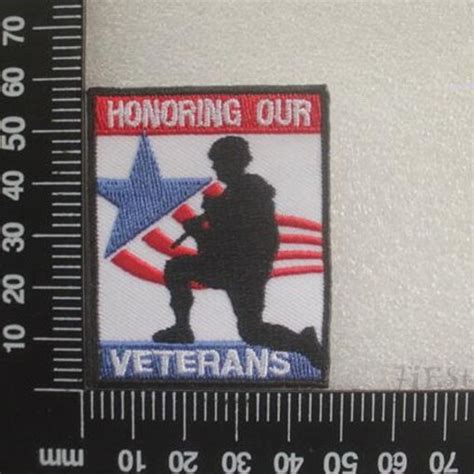 Honoring Our Veterans Patches Us Military Applique Cd38