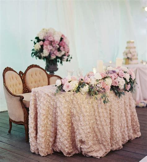 Romantic Décor Options For Your Wedding Sweetheart Table Inside Weddings