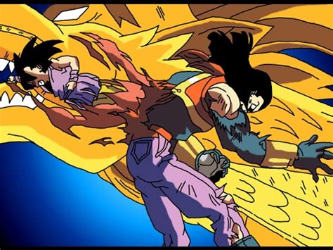 The dragon ball super manga reveals that 17 and 18 were fully conscious while inside cell after the latter absorbed them, and could see and hear goku all. DRAGON BALL GT GOKU VS SUPER C 17 TRIBUTE HEADSTRONG - YouTube