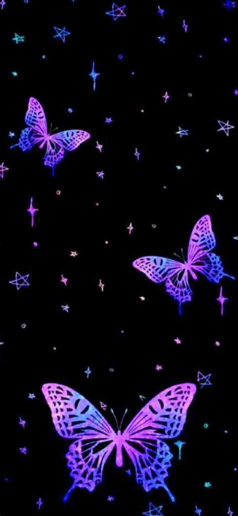 Purple Butterflies Butterfly Wallpaper Iphone Iphone Background