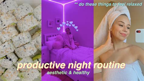 8pm Productive Night Routine 2020 My Daily Habits Youtube