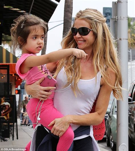 Denise Richards Takes Daughter Eloise For Ice Cream And Cupcakes Daily Mail Online