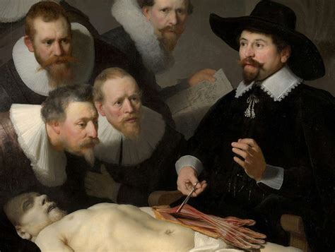 Anatomie Des Dr Tulp Rembrandt Van Rijn Poster And Leinwand Art Heroes