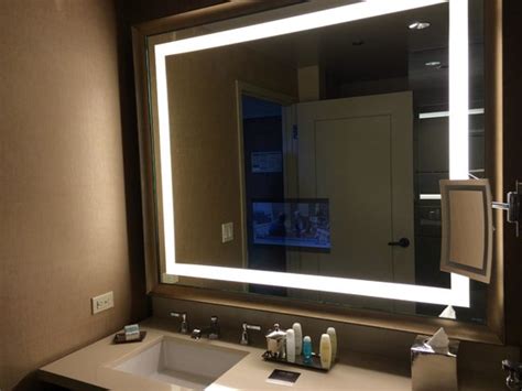 Stanford lighted mirror tv electric mirror. Bathroom (with tv in mirror) - Picture of Omni Dallas ...