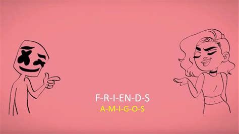 Marshmello And Anne Marie Friends Lyrics And Sub Español Youtube