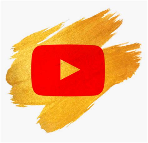 Youtube Logo Watermark Youtuber New Paint Brush Stroke Ombre Hd