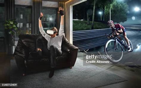 Virtual Bike Race Photos And Premium High Res Pictures Getty Images
