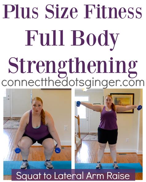 Connect The Dots Ginger Becky Allen Plus Size Fitness Total Body Strengthening Exercises