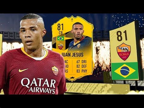 View his overall, offense & defense attributes, compare him with other players in the game. FIFA 20 | RTTF 81 JUAN JESUS PLAYER REVIEW ! Most OP ...