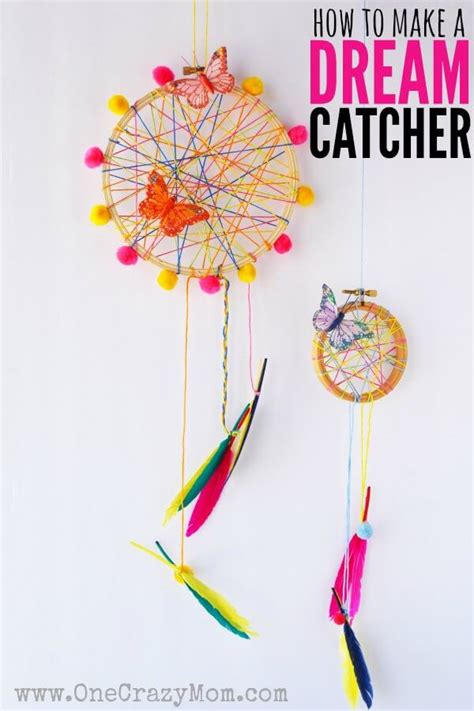 How To Make A Dreamcatcher Diy Dream Catcher For Kids