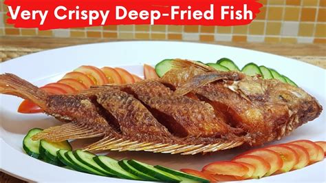 Super Crispy Deep Fried Fish A Simple Way To Cook Deep Fry Fish Youtube