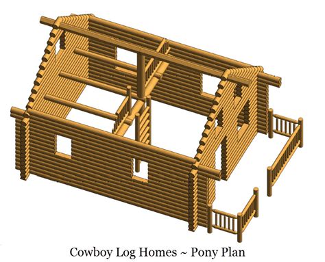 This acquisition becomes log cabin homes second location in the state of florida which reinforces its strategic position as the nation's largest cypress log home manufacturer. Pony Plan 480 Square Feet : Cowboy Log Homes