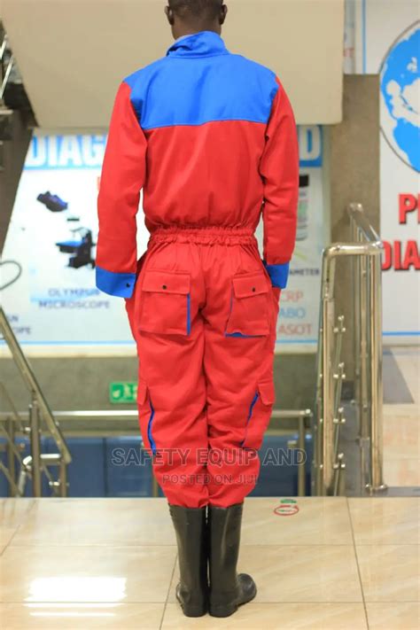 Safety Industrial Cargo Overalls Red And Black In Nairobi Central
